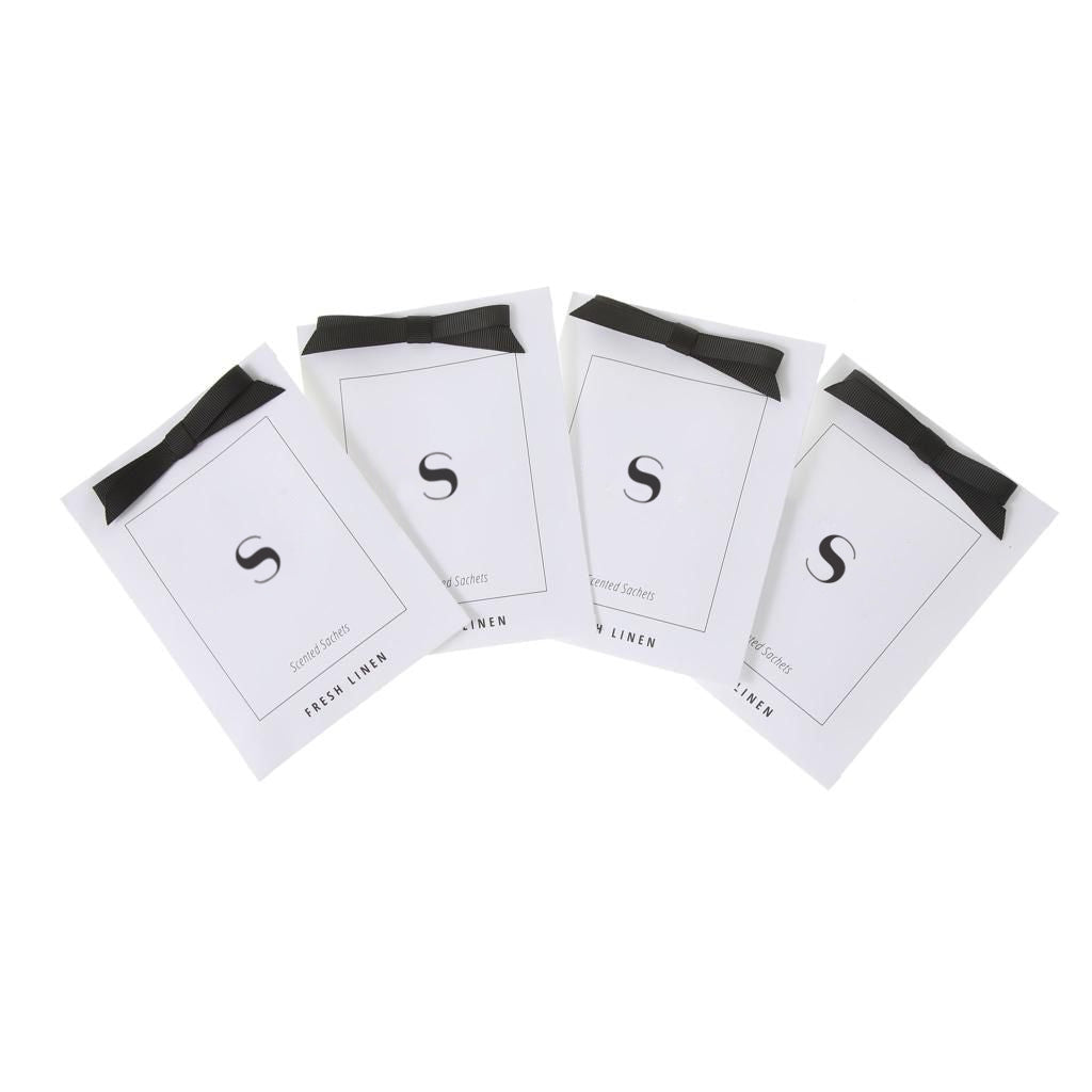 4 Large Scented Deodorizer Sachets - Drawer, Closet, and Cabinet