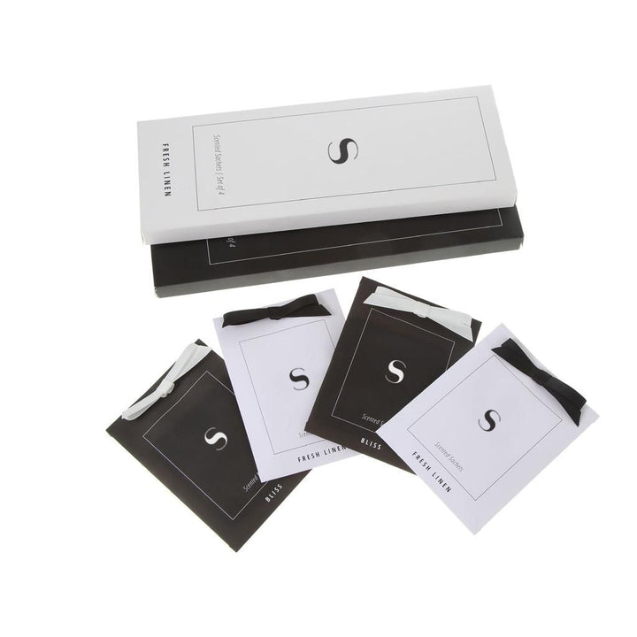 4 Large Scented Deodorizer Sachets - Drawer, Closet, and Cabinet